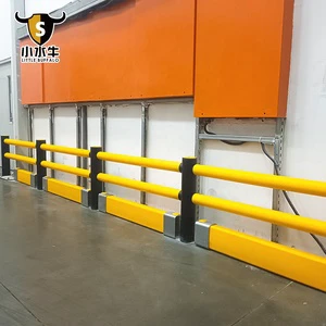 Reinforced Flexible Polymer Ground Barrier Forklift Wall Protection Warehouse Roadside TUV SGS Certified
