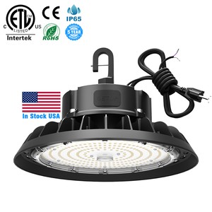 Stock In USA IP65 UL ETL Multiple Power CCT Selection 240W Warehouse UFO Led High Bay Light