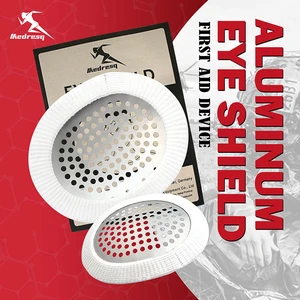 Medresq Wholesale Eye Shield Cover First Aid Medical Aluminum Eye Shield for Injured Eyes protection
