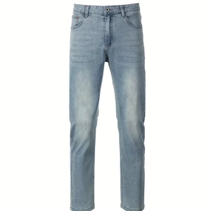 New Design Formal Mid Straight Denim Trouser Pant Men Cotton Spandex Blend High Quality Windproof Eco-Friendly Breathable