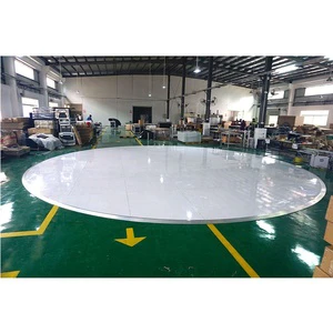 Wholesale Wedding High Gloss Round Portable Dance Floor