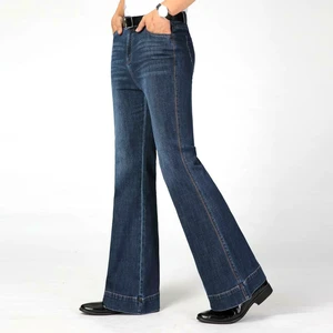 High Quality Regular Fit Fashionable Denim Jeans-Custom Latest Design Plus Size Casual Breathable Men's Stonewashed Spring 100%