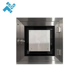 JSX Custom Designed 304 Stainless Steel Pass Box Cabinet New Condition with 1 Year Warranty for Clean Room Laboratory Hospital