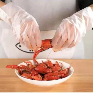 Factory Direct Disposable Safety Gloves for Food Hairdressing Kitchen Tattoo Beauty Salon-Transparent Vinyl Gloves