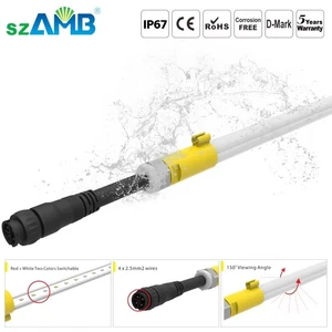 Chicken Coop Light Chicken Redlight Dimmable Flicker Free LED Poultry Light Corrosion Free T6 Tube for Chicken Farm