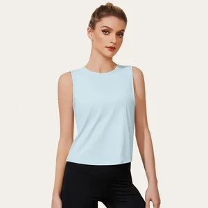 Gym Outfit for Women Yoga tank Top Female Yoga Blouse T Shirt Fitness Vest Yoga Top Athletic Tank Top Women Singlet Pour Femme