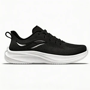 Wholesale Men's Sporty Running Shoes Breathable Fly Knit Upper Lighted Summer Soft