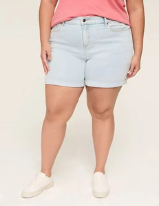 OEM Manufacturer Women's Plus Size Hot Fashion Versatile High Stretch Slim-fit Denim Shorts Blue Distressed Sexy Outfit for Lady