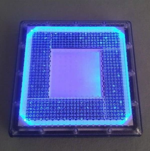 Landscape Brick Light Solar Powered LED 10 Leds High-brigtness Outdoor square Solar Brick Led Ground RGB Paver Light