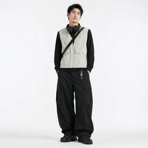 Outdoor Sports Jacket Beige Outdoor Work Jacket Premium Outdoor Jacket Utility Vest Full Zipper Polyamide Travel Gilet