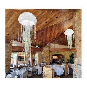 LED Decoration Inflatable Jelly Fish Lantern Hanging Jellyfish Decoration for Night Club / Shopping Mall