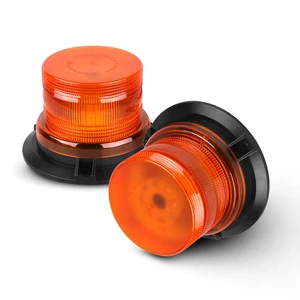 IOL Wholesale 27W IP65 LED Beacon Warning Light Red Blue Amber 3M Cable Emergency Strobe Lamp New 1 Year Warranty Truck