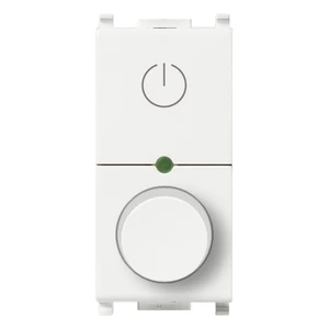 Rotary Dimmer 230V Universal White With Power Indicator For Lighting Control