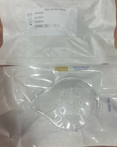 Clear Polycarbonate Corneal Shield with Retinal Support Ring for Ophthalmic Procedures Eye Protection Device for Surgical Use
