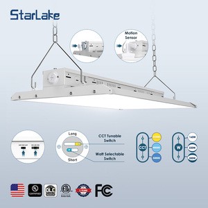 USA in Stock Dimmable Industrial Highbay 80W 110W 165W 220W 225W 300W LED Linear High Bay Light