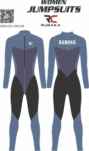 Custom Sports Jumpsuit Women Long Sleeve Performance One Piece Activewear Training Apparel