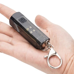Powerful Outdoor Magnet Tail Camping Portable Small Gift Flashlight Rechargeable Led Keychain Torch Light EDC Flashlight