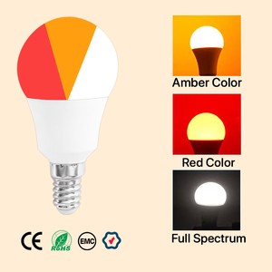 E14 3 Color Change LED Light Bulbs Blue Light Blocking Sleep Gentle Eye Comfortable Warm Amber Light Home Bulb