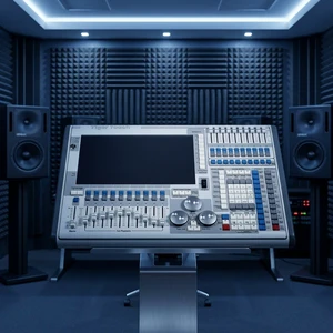 Pro Stage Lighting DMX512 Light Controller Tiger Touch Console 12 DMX Outputs 6144 Channels 20 Faders HD Touch Screen Light