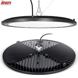 100W 150W 200W 300W Industrial Lighting Highbay Round Pendant Fixture Warehouse Workshop Factory UFO Led High Bay Light