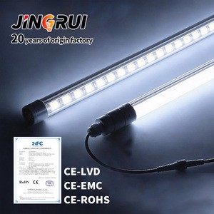 Modern Room Restaurant Bar Exhibition Hall Freezer Decorative IP67 Rated Ra95 CRI 50000 Hours T5 Led Tube Pendant Light Hoisting