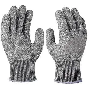 HPPE Cut Resistant Gloves for Kitchen Work Anti Cut Comfort Grip Level 5 High Performance Cut Resistant Gloves