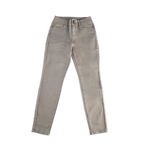 OEM ODM Branded Cotton Beige Skinny Fit Casual Women's Jeans Women's Jeans Clothing Jeans Women Mid Waist