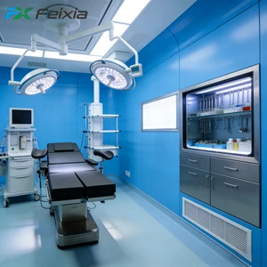 Modular OT Room Sandwich Panel Operating Theater Decoration Engineering Materials for Medical Cleanroom Project
