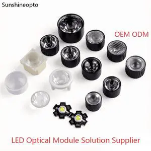 Professional Custom Single LED Optical Lens OEM ODM Service For Precision Beam Shaping Stage Medical Architectural Lighting