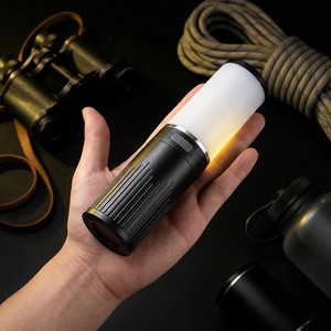 15M Camping String Light LED Flashlight Multifunctional Camping Lamp USB Rechargeable Tent Lights RGB Colorful Ambient Light