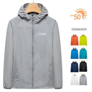 OEM Hot Summer Breathable Long Sleeve Blank Rash Guard Casual Outdoor Waterproof Hooded Sun Protection Clothing