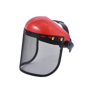Factory Direct Sale High Quality Face Shield With Black Metal Mesh Visor Wire Mesh Full Face Protective Cover Safety Facemask