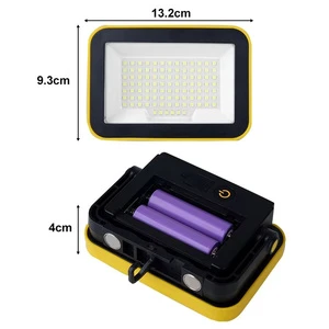 Chinese Factory Outdoor Handheld Work Portable Rechargeable IP65 DC Camping Emergency Lighting High CRI 90 2-Year 4000 Lumens