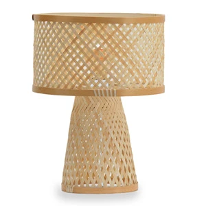 Vietnam 100% Natural Bamboo Table Lamps Luxury and Modern Design Good Quality Lamp for Decoration