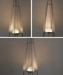 JYLIGHTING Metal Tripod Standard Light Led Floor Lamp Creative Design OEM/ODM Modern Crystal Floor Lamps