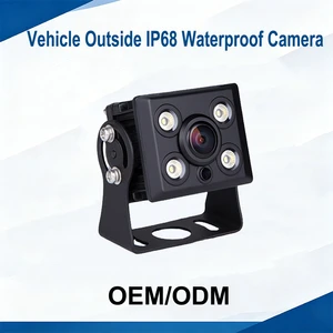 Full Color Night Vision AHD 1080P Vehicle Camera IP68 Waterproof White Light Supplement Fleet Security Backup Monitor Cam OEM