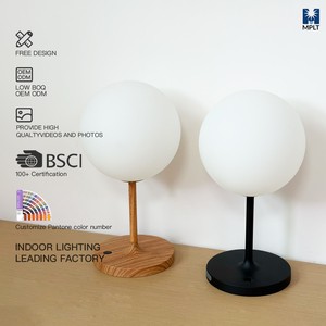 IP44 Waterproof Aluminum Table Lamp Rechargeable LED Globe Light For Outdoor Patio Indoor Ambient Lighting