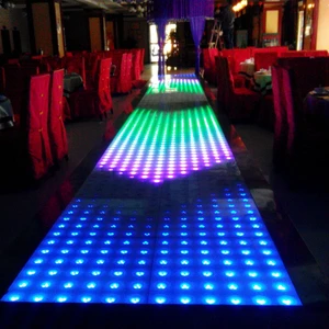 Portable IP68 Waterproof LED Interactive Dance Floor DMX Stage Video Dance Floor