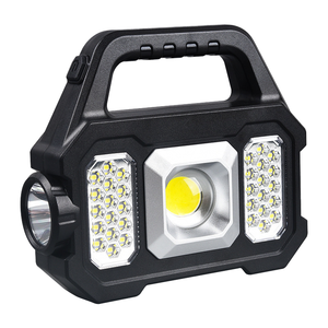Hot Sale COB LED Multifunctional Solar Camping Lamp USB Rechargeable ABS Body For Tent & Emergency Light