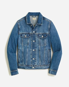 Men's Denim Jean Jacket Men Casual Outwear Fall Jacket Button up Coat Oversize Denim Jacket Vintage Wash Made in Pakistan