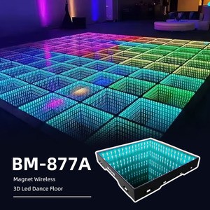 Indian Interactive Led Dance Floor Pool Cover Click Lock Programmable White Glossy Infinity Illusion Price of 1 meter