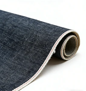Lizhi Custom Twill Slub Jeans Woven Denim Fabric 100% Cotton Japanese Style Heavyweight Raw 15oz for Boys Girls Men Pants