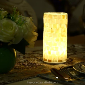 New Design Glass the Led Light Lamp Cordless Table Lamp Restaurant Textured Glass Moden Restaurant Table Lamp