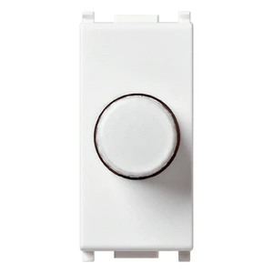 Dimmer 230V 100-500W Push-Push White Rotary Switch For Lighting Control