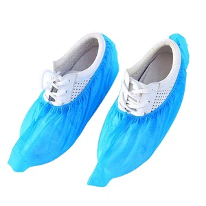 2026 Disposable CPE Safety Shoe Covers Anti-Dust Anti-Slip Far Infrared CE Certified for Food Industry Haotai SC141