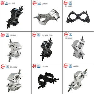 CJS High Quality TUV CE Certified Stage Light Hanger Aluminum Alloy Truss Lighting Clamps with 30-70mm Tube