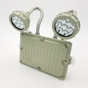 Double Head Emergency Explosion Proof LED Light 220V Input
