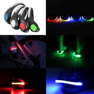 Portable Shoe Clip Light Warning Safety LED Lamp for Jogging Runner Cyclists Hiker Walker Riders at Night