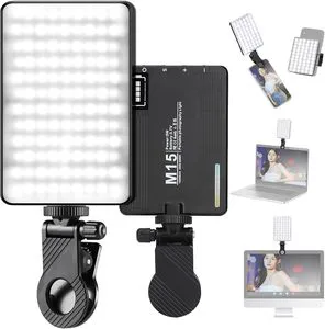 Mini Video Camera Lights 3000K 9900K 0 100 Dimmable Clip on Led Panel for Phone Photography Outdoor Content Creation
