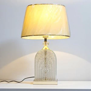 Luxury Glass Metal Table Lamps Electric LED Decorative Lighting for Home Office Hotel Modern